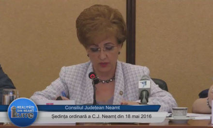 Sedința ordinara a CJ Neamț din 18 mai 2016