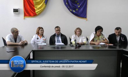 Spitalul Județean de Urgență Piatra Neamt – Conferință de presă