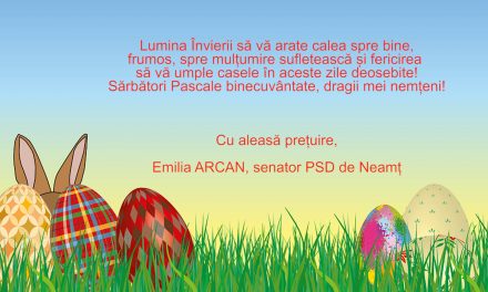 Mesaj de Paște – Senator Emilia Arcan