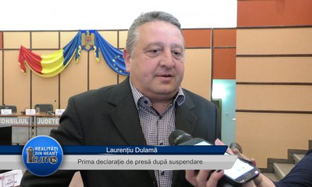 Laurentiu Dulama – Prima declarație de presă după suspendare