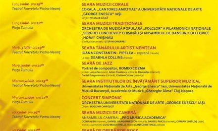 Festivalul international  de muzică “Vacante Muzicale la Piatra Neamț”- Conferința de presă