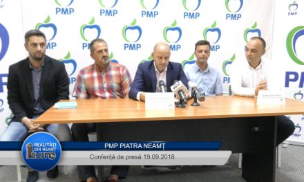 Conferință de presă P.M.P. Piatra Neamț 19.09.2018