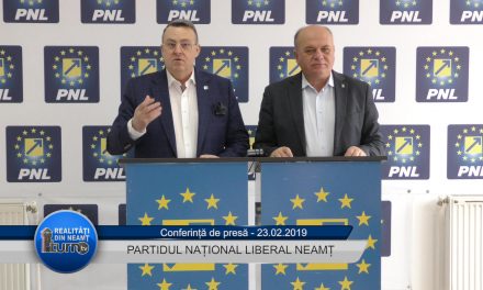Conferință de presă PNL Neamț – 23.02.2019