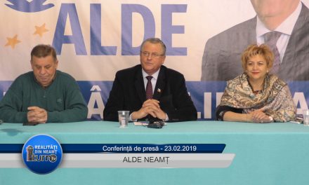 Conferință de presă ALDE Neamț – 23.02.2019