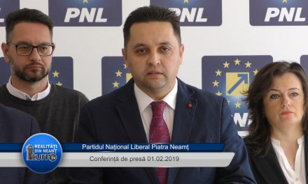 Conferință de presă P.N.L. Piatra Neamț – 01.02.2019