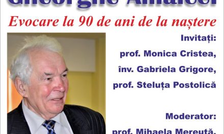 Profesorul Gheorghe Amaicei, evocat la 90 de ani de la naștere