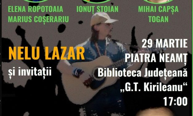 Lansare de carte și concert folk Nelu Lazăr